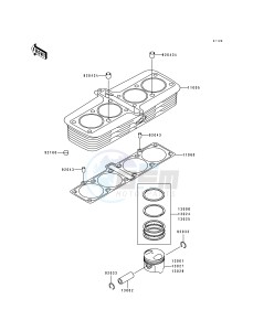 ZR 1100 A [ZR1100 ZEPHYR] (A1-A4) drawing CYLINDER_PISTON-- S- -