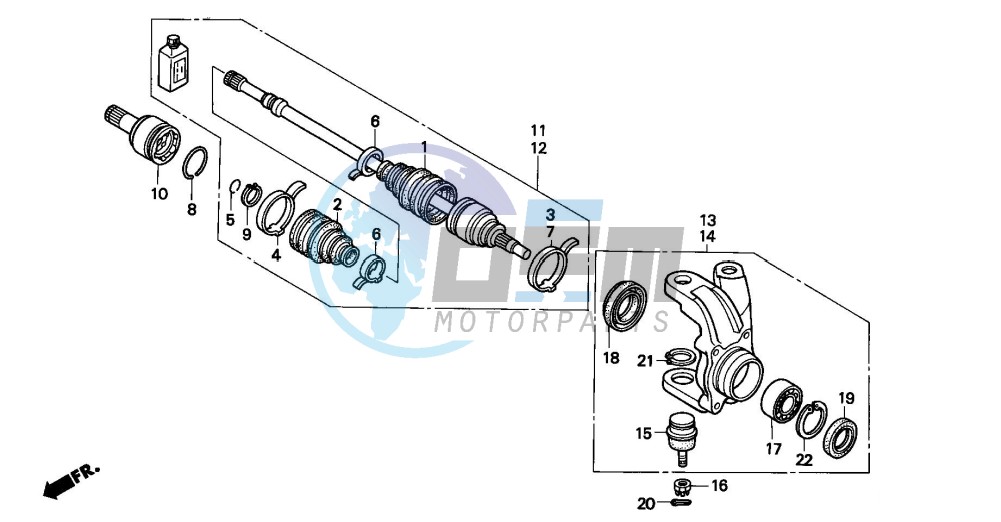 KNUCKLE (TRX300FW)