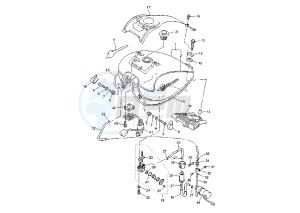 XVZ TF ROYAL STAR VENTURE 1300 drawing FUEL TANK