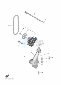 NIKEN GT MXT890D (BFD1) drawing OIL PUMP