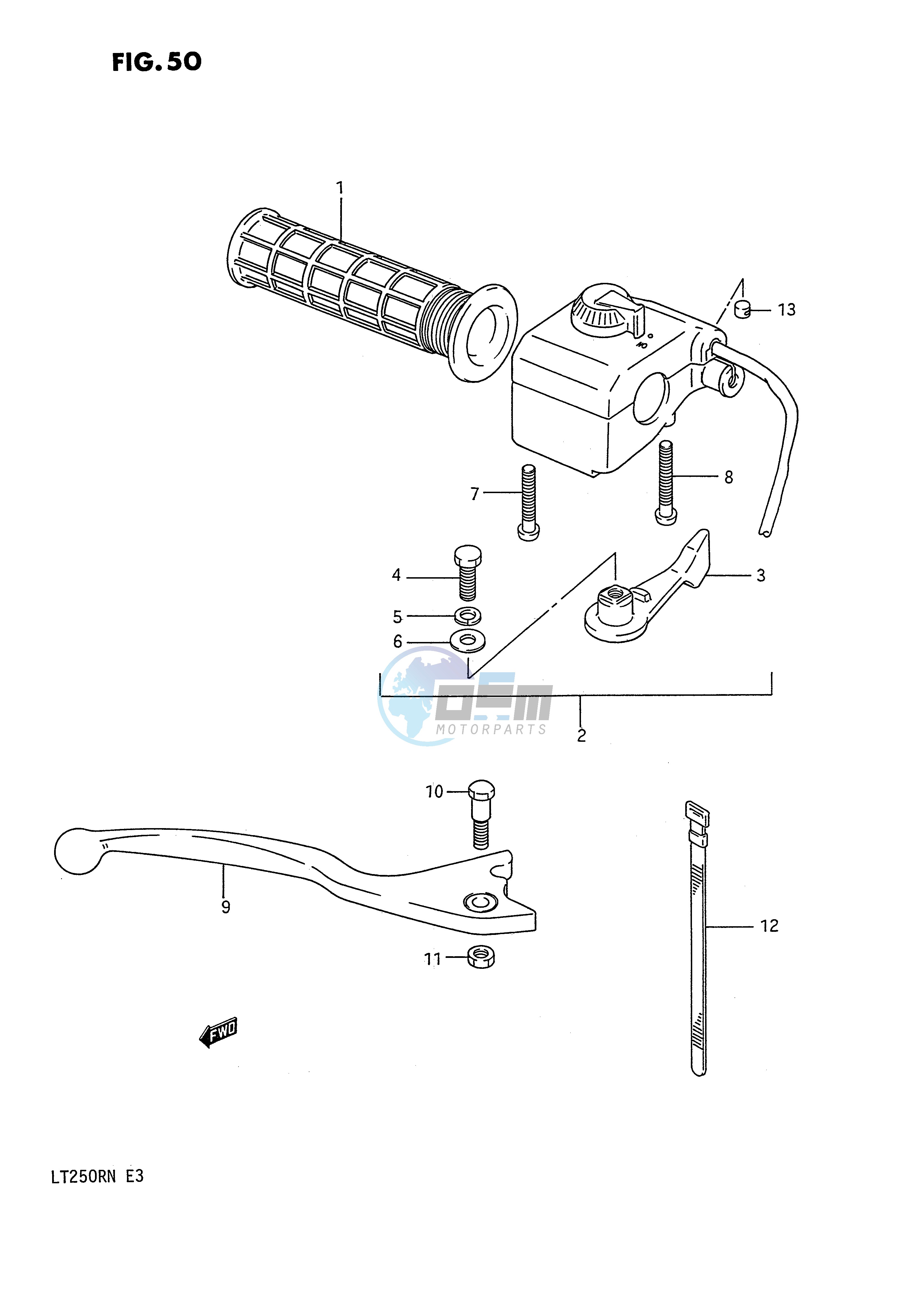 BRAKE LEVER (MODEL F G)