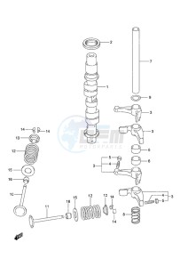 DF 9.9A drawing Camshaft w/Remote Control