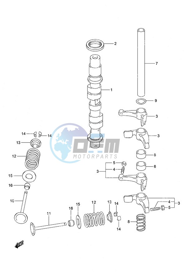 Camshaft w/Remote Control