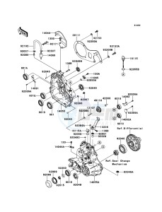 MULE_600 KAF400BDF EU drawing Gear Box