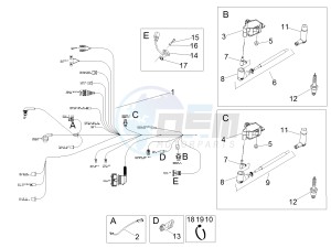 V7 II Stornello ABS 750 drawing Electrical system I