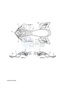 YFM700R YFM70RSSG RAPTOR 700 SPECIAL EDITION (B467) drawing GRAPHICS