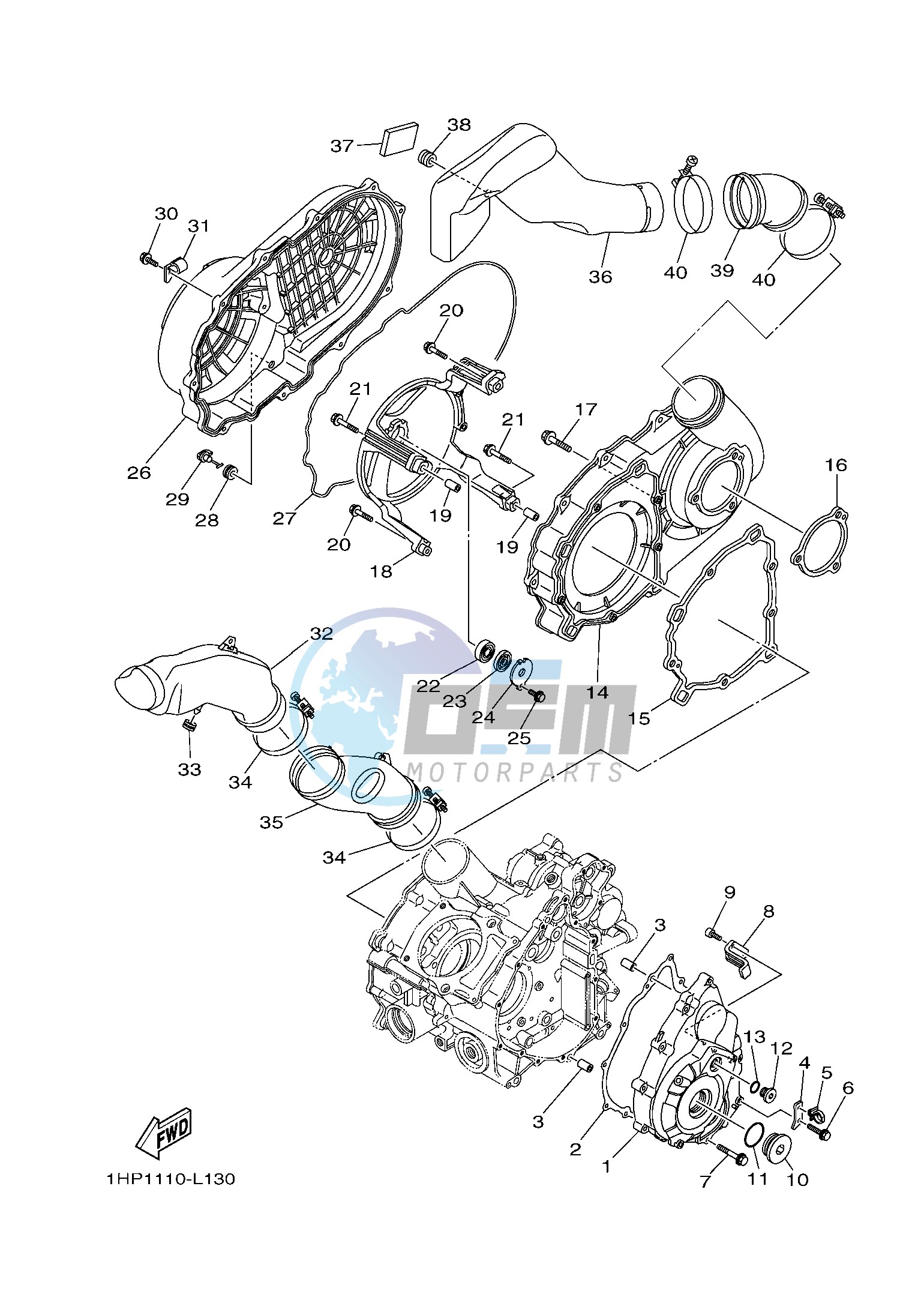 CRANKCASE COVER 1