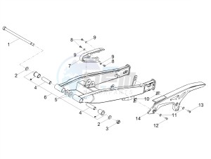 RCR 50 E4 (EMEA) drawing Swing arm