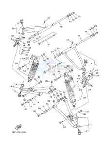 YFZ450R YFZ450RSEB YFZ450R SPECIAL EDITION (18PM 18PN) drawing FRONT SUSPENSION & WHEEL