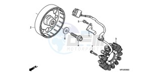 CB600FAA Australia - (U / ABS) drawing GENERATOR