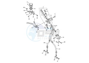 YZF R1 1000 drawing FRONT MASTER CYLINDER 1