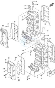 DF 250AP drawing Cylinder Head