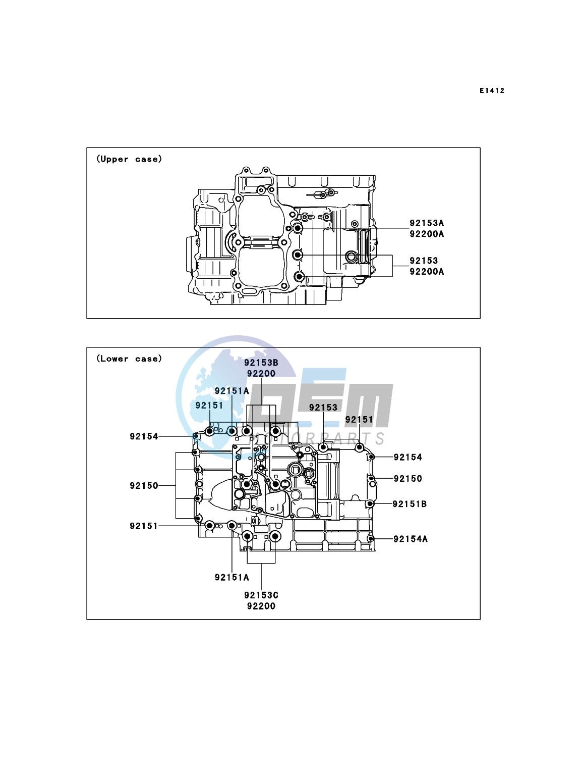 Crankcase Bolt Pattern