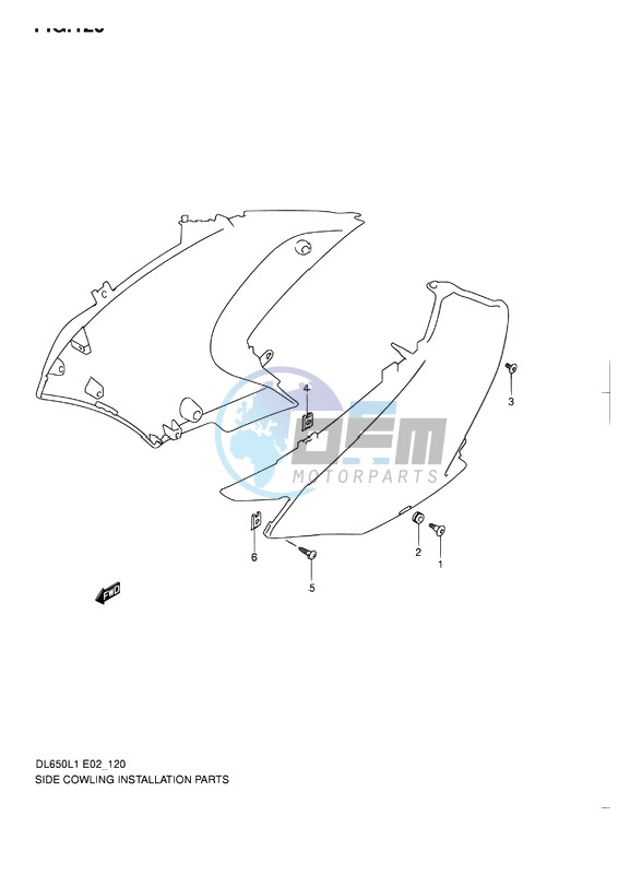 SIDE COWLING INSTALLATION PARTS