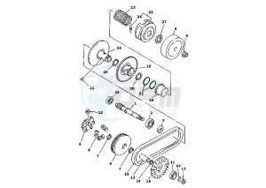 XC CYGNUS R 125 drawing CLUTCH