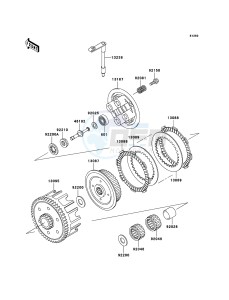 KX85 / KX85 II KX85-B5 EU drawing Clutch