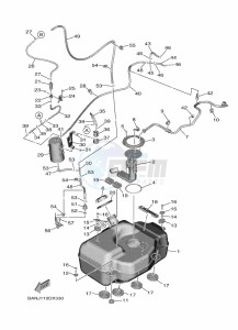 YXE850EN YX85EPAP (BANU) drawing FUEL TANK