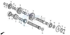 C50S drawing TRANSMISSION (C50P/C50T)