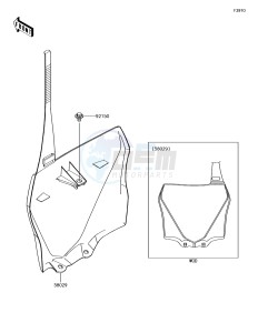 KX85-II KX85DFF EU drawing Accessory