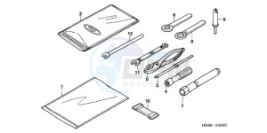 TRX680FA9 Australia - (U) drawing TOOLS