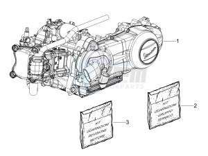 GTV 300 4T 4V ie (USA) USA drawing Engine, assembly