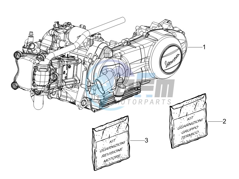 Engine, assembly