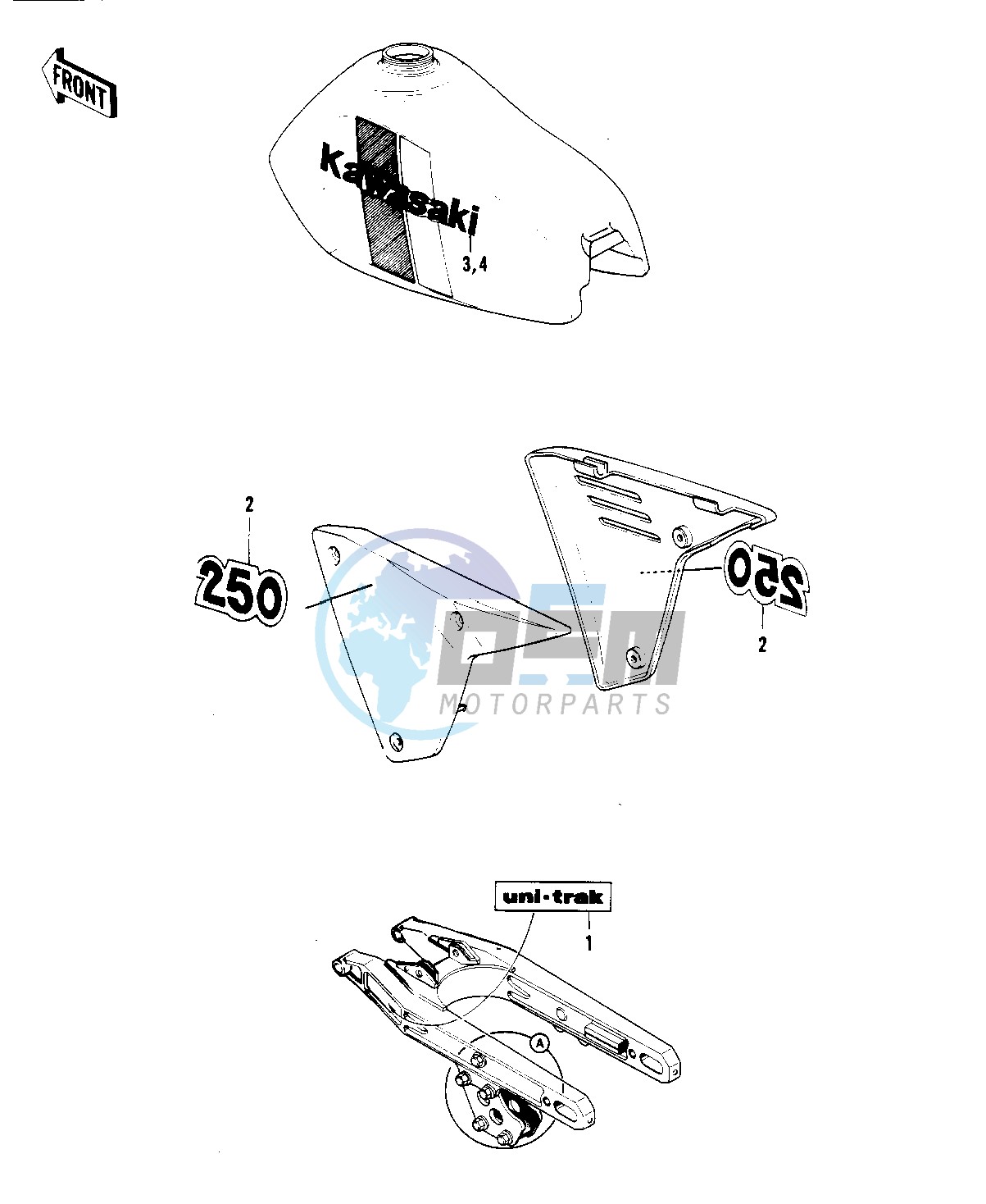 LABELS -- 81KDX250-B1- -