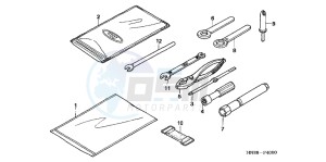 TRX680FAC drawing TOOLS