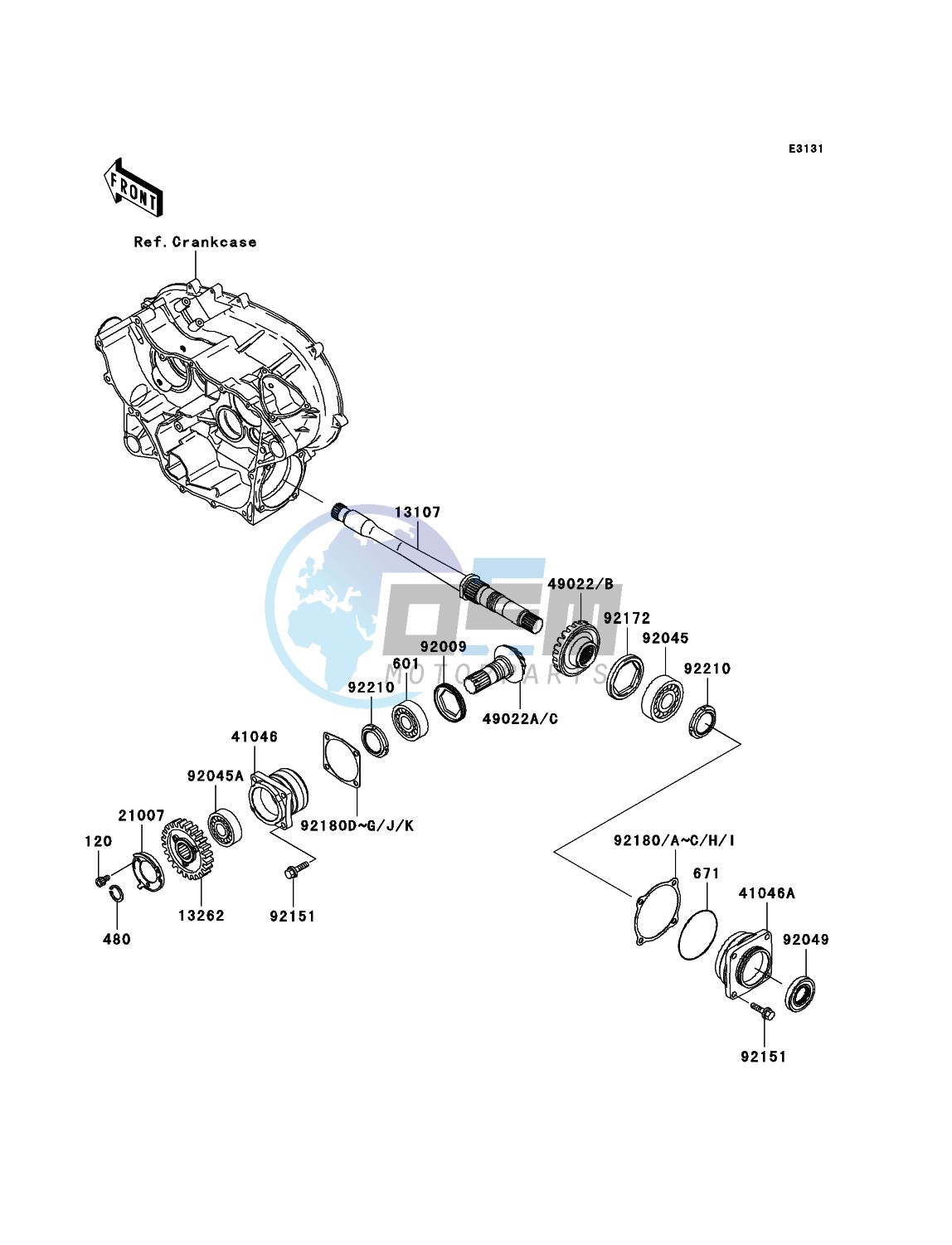 Front Bevel Gear