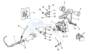 V7 Stone 750 USA-CND drawing Rear brake caliper