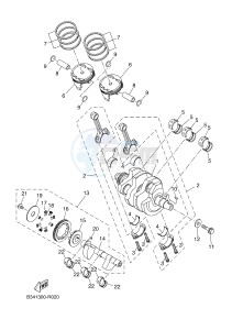 MTT690-U MT-07 TRACER TRACER 700 (BC62 BC62 BC62 BC62 BC62) drawing CRANKSHAFT & PISTON