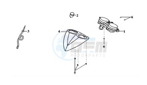 SHARK 50 E2 drawing DASHBOARD / SPEEDOMETER CABLE / WIRING HARNASS