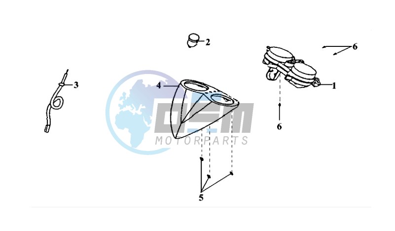 DASHBOARD / SPEEDOMETER CABLE / WIRING HARNASS