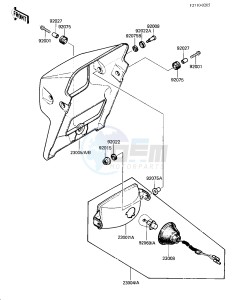 KLT 110 A [KLT110] (A1-A2) [KLT110] drawing HEADLIGHT