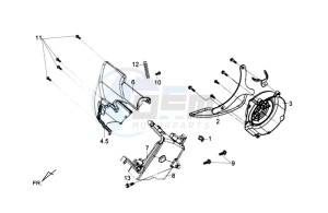 FIDDLE III 125 drawing FLYWHEEL COVER