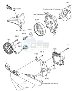 NINJA ZX-6R ABS ZX636FGFA GB XX (EU ME A(FRICA) drawing Generator