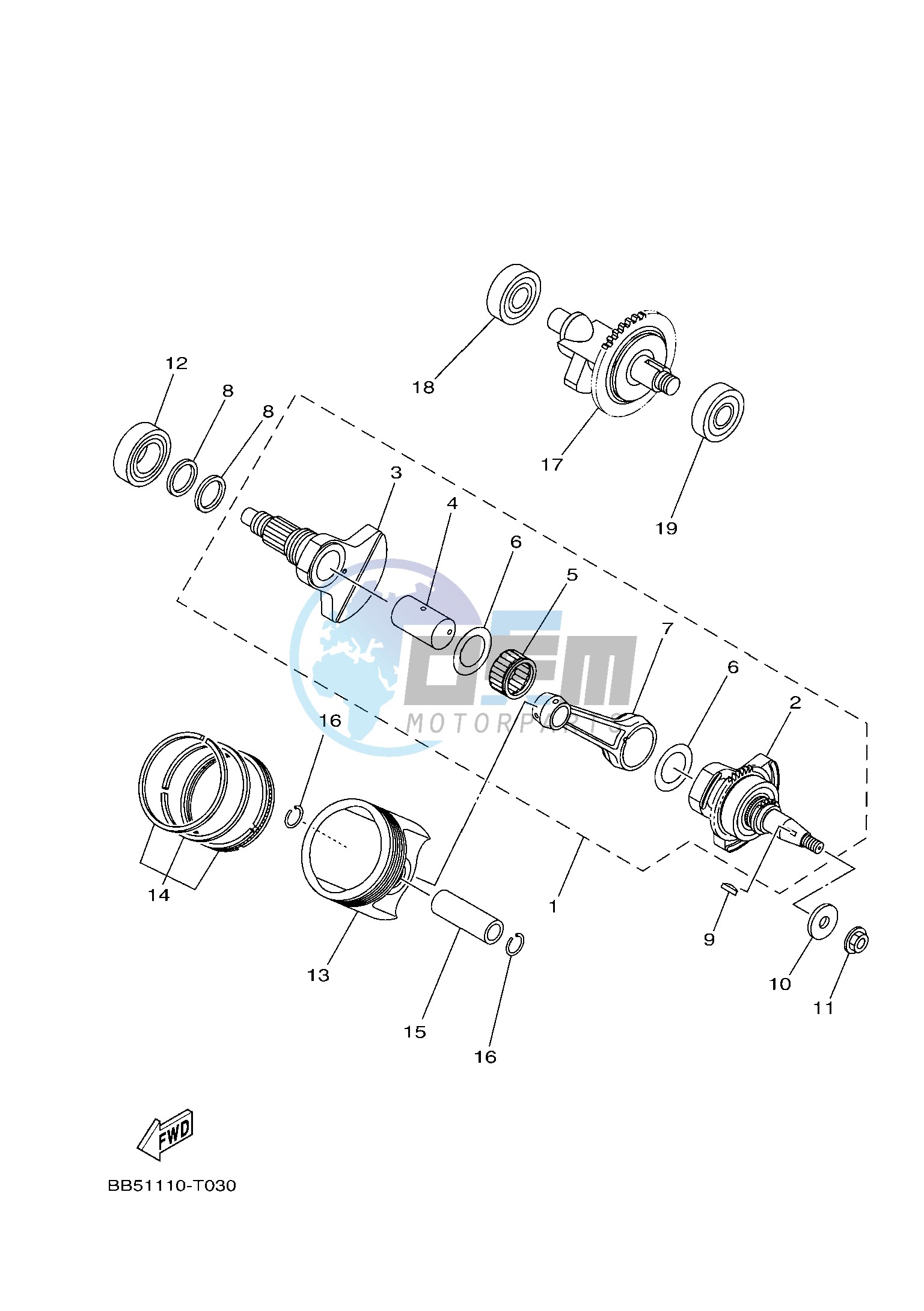 CRANKSHAFT & PISTON