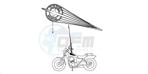 CMX250C REBEL drawing MARK(CMX250CT-CM)