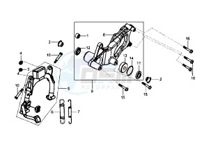 HD EU2 - 200 cc drawing STAND-SWINGING ARM