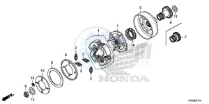 TRX420FM1E TRX420 Europe Direct - (ED) drawing STARTING CLUTCH