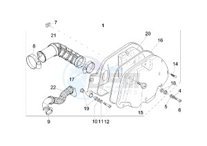 X8 125 drawing Intake