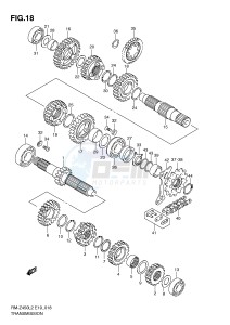 RM-Z450 (E19) drawing TRANSMISSION