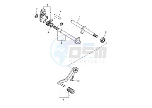 XT Z TENERE 660 drawing SHIFT SHAFT