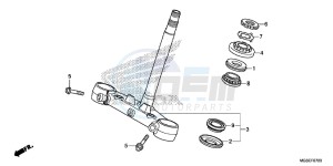 NC700SAD NC700S ABS 2ED - (2ED) drawing STEERING STEM