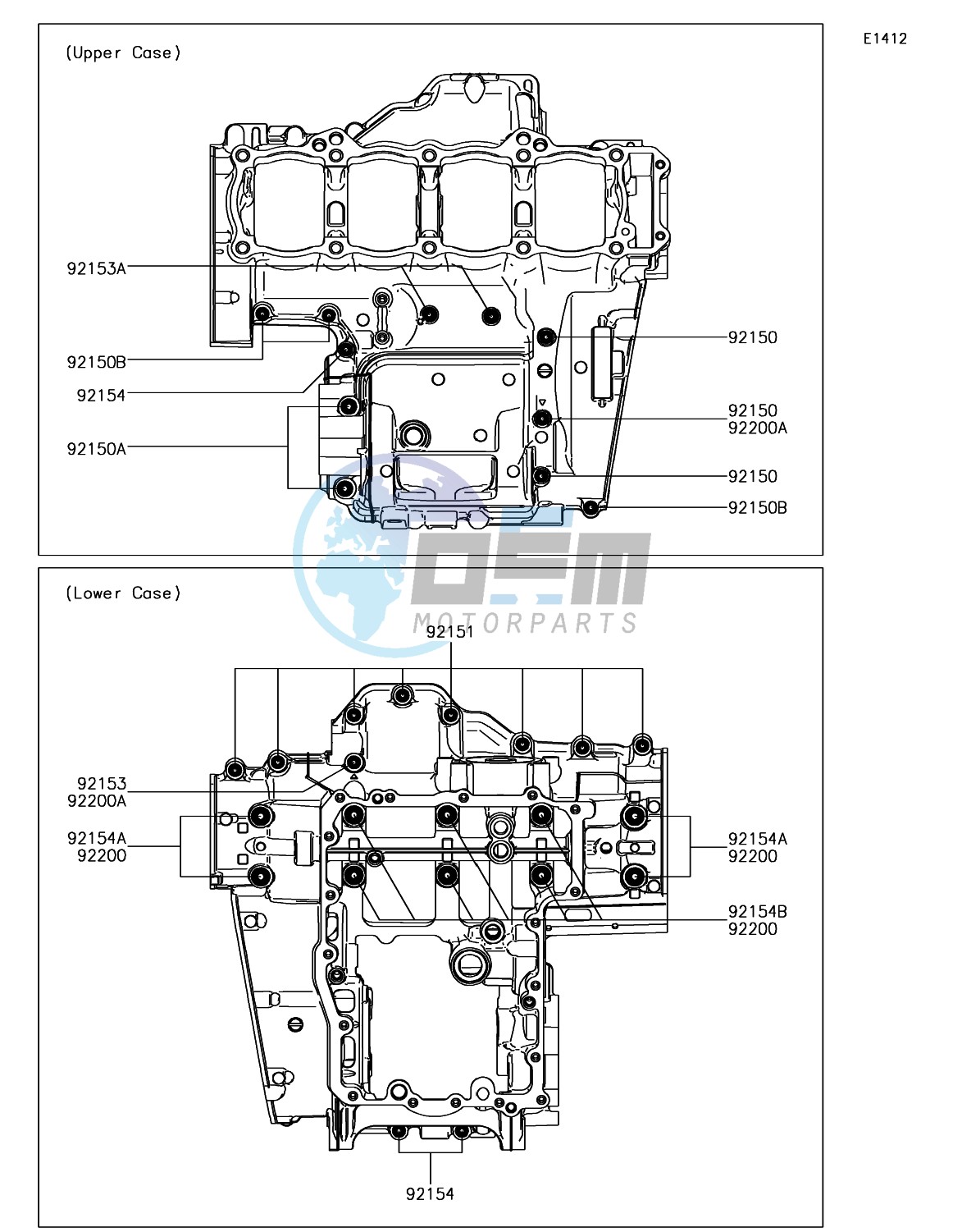 Crankcase Bolt Pattern