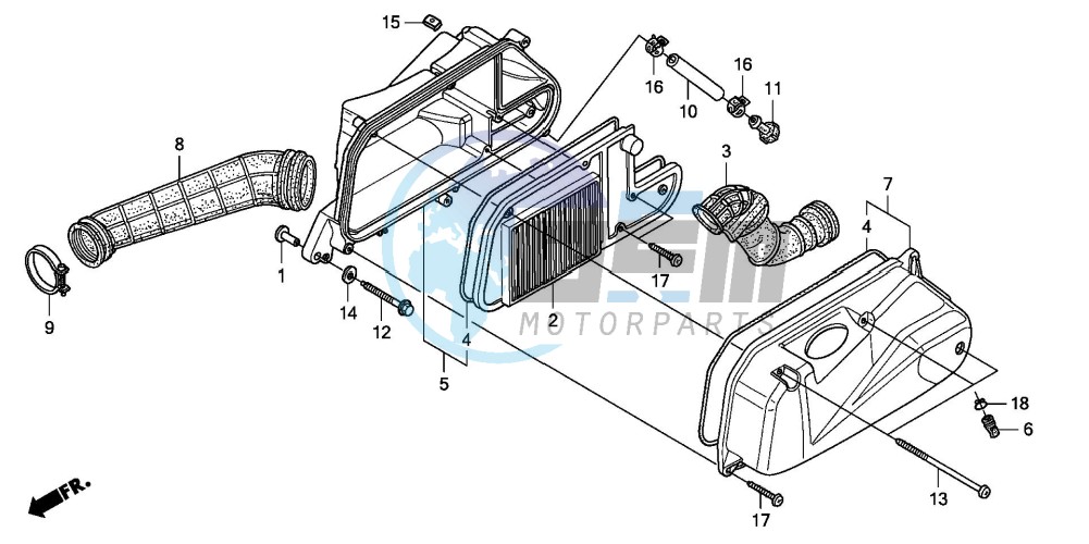 AIR CLEANER (FES1253-5)(FES1503-5)