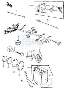 KZ 440 B (B1) drawing CHASSIS ELECTRICAL EQUIPMENT -- 80 B1- -