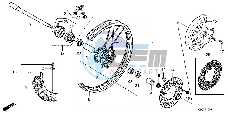 FRONT WHEEL