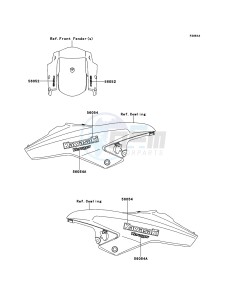 VERSYS_ABS KLE650DCF XX (EU ME A(FRICA) drawing Decals(Black)