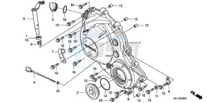 CBR1000RRA Australia - (U) drawing RIGHT CRANKCASE COVER